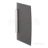 Related item Geberit Rect Grey Glass Urinal Divider