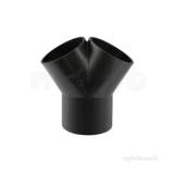 Hdpe 50mm X 40mm Double Y Branch 60deg