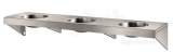 Delabie Triplo Wall Mtd 3 Basins No Tap Hole 304 St Steel Satin