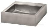 Delabie Unito Counter Top Basin No Tap Hole 304 St Steel Satin