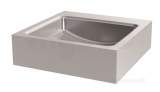 Delabie Unito Counter Top Basin No Tap Hole 304 Polished St Steel