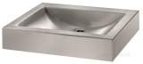 Delabie UNO counter top basin no tap hole 304 stainless steel satin