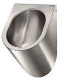 Delabie Delta Wf Wall Mounted Water Free Urinal 304 St Steel Satin