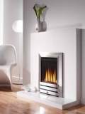 FLAVEL ATLANTA INSET GAS FIRE NG SILVER