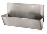 Delabie Surgical Sink L1400 2 Single 22 Tapholes 304 St Steel Satin
