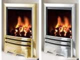 FLAVEL KENILWORTH PF CHROME GAS FIRE NG