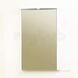 1.090 43cm Cabinet Mirror No Cornic Wh