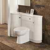 Oslo Curved End Unit Right Hand White 1.307