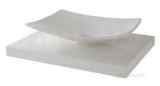 Seville 600 Vanity Tableau Inc Brackets High Gloss White 1.322
