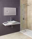Seville 1000 Vanity Tableau Inc Wall Bracket High Gloss White 1.324