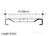 WAVIN SLOTTED GRATE REINFORCD-0.5M