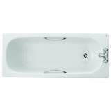 CELTIC BS1572WH 1700MM TWO TAP HOLES A/S TG BATH