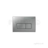 Kappa50 Dual Flush Plate Brushed S/steel