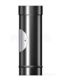 Brefco Matt Blk Pipe And Door Ve 6 Inch X 3ft