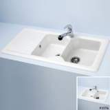 ARMITAGE SHANKS CERAMAS 1130 X 500 X 190MM 1 7B SINK and DRN WH Special