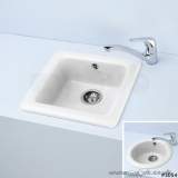 Armitage Shanks Ceramas 470 X 470 X 190mm Sqr Bowl And Sink Wh Obsolete