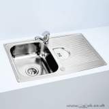 Armitage Shanks Sandringham S0127 1.0 Bowl/sl Mixer Pack Ss S0127my