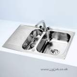 Armitage Shanks Sandrngham In Sink 345x415 Pol S/s 1 1/2 S5873my