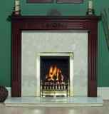 48 Inch Oxford Mantel Medium Mahogany