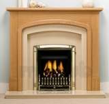 51 Inch Belvedere Mantel Natural Oak
