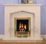 46 Inch SHELBY M/MARBLE SURROUND PEARL STONE