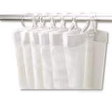 Delabie Shower Curtain 0.9x2m White Pvc