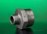 Crane Black Malleable Hex Nipple-145 1 X 1/2