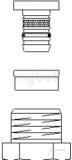 Compression Fitting Outlet Only 1507354nir