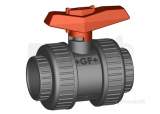 Georg Fischer Upvc B/vlv 375 Epdm T Rp Iso/bs 1