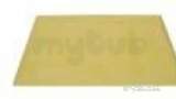 Safety Cross 1220 X 800 Plain Yellow
