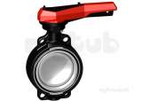 Georg Fischer PVDF BUTTERFLY VALVE 567 PVDF FPM 90 175567004