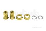 Grundfos Union Valve Set 3/4inch 22 519801