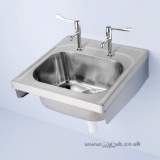 ARMITAGE SHANKS DOON S5861 600X600MM NO TAP HOLES 1.0B SINK SS