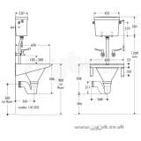 Armitage Shanks Leven S6526 Ti Slop Hopper Ss S6526my
