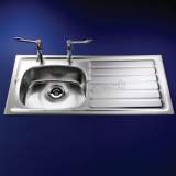 Armitage Shanks S5878 Stewart Sink 100 X 50 Left Hand Drnr Pol Ss S5878my