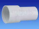 1o158w White 19mm Straight Adaptor