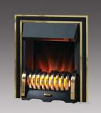 Katell Westbourne Elec Fire Brass/black