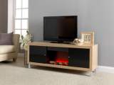 Katell Media Unit 2kw Elec Fire Nat/blk
