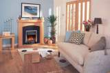 CHARLBURY CHROME INSET ELECTRIC FIRE