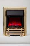 Bm Savannah Led Electric Fire Brass