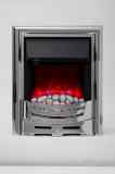 Bm Signum Led Electric Fire Chrome/peble