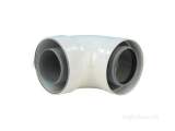 Baxi Commercial 80/125 87 Deg Flue Elbow