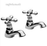 SOUVENIR 1/2 Inch BASIN TAPS PAIR CP