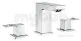 Grohe Eurocube 20351 3th Basin Mixer 20351000