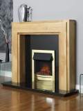 FLAVEL ULTIFLAME CONTEMP BRASS FIRE NG