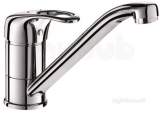 Delabie Mechanical Sink Mixer Swivel Spout H145 L220 Sculpt Lever