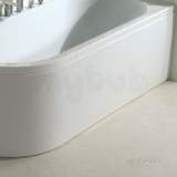 Eastbrook Status 1600 Bath Pnl 5mm Wh
