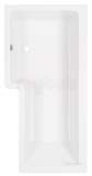 23.4511l Quantum O/s Showerbath Left Hand Wh