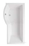 Brio 1650 Showerbath 5mm Left Hand Wh 23.4791l