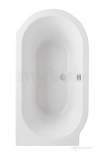 Eastbrook Advantage Deep Bath 5mm Right Hand Wh